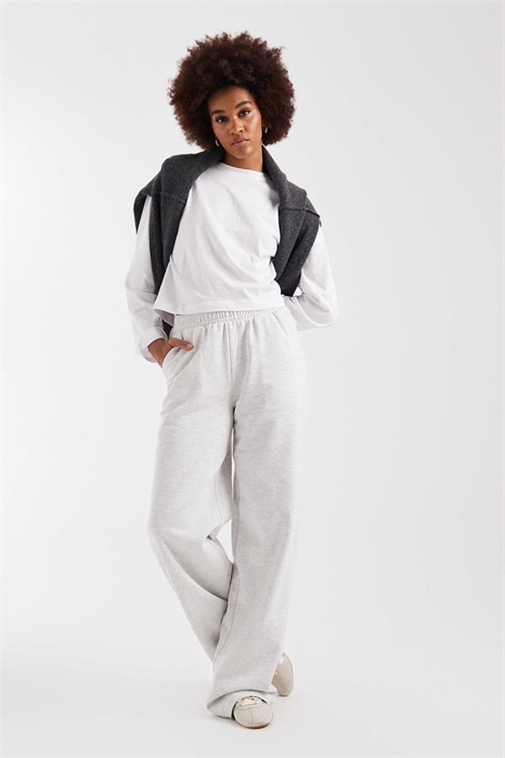 ASOS DESIGN Джоггеры с широкими брючинами и завышенной талией артикул 153883915