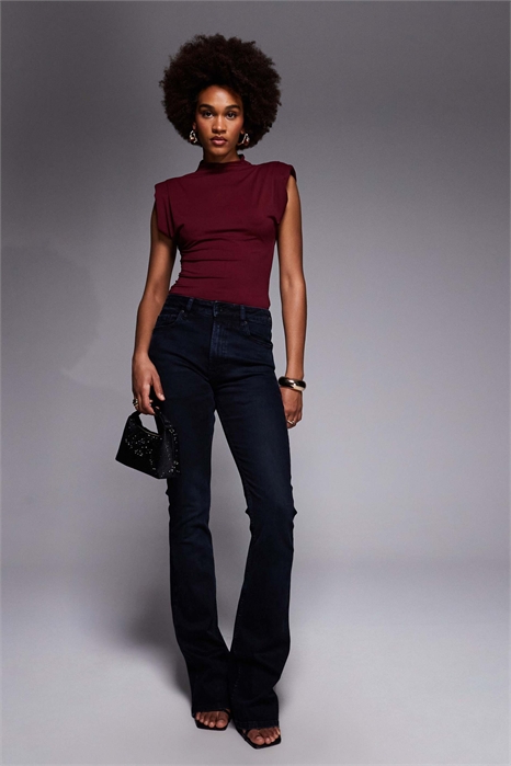 ASOS DESIGN Длинные джинсы с расклешенными брючинами артикул 148711885