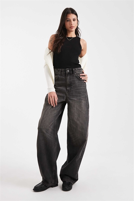 ASOS DESIGN Джинсы с высокой талией и широкими брючинами для высоких артикул 149040864