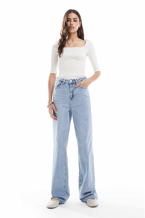 Джинсы Tessa с широкими брючинами артикул 143315958