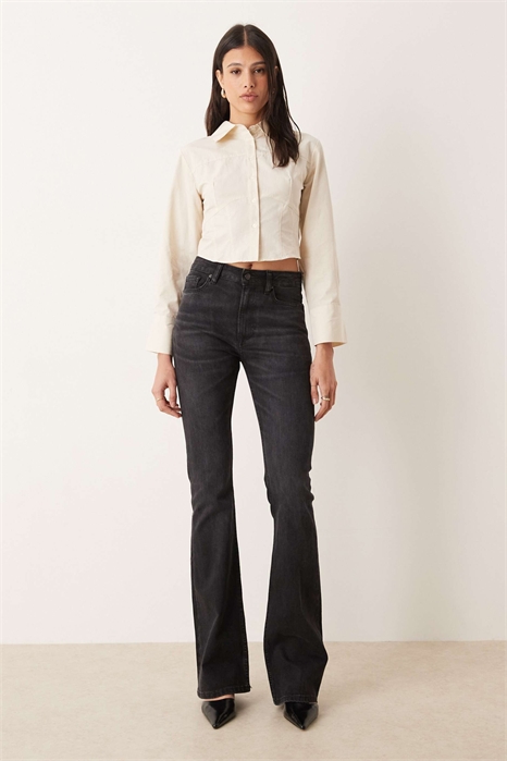 ASOS DESIGN Длинные джинсы с расклешенными брючинами артикул 148711904