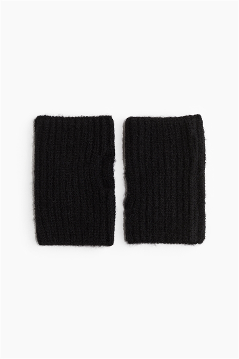 Грелки для запястий из ребристой вязки артикул 1263857003