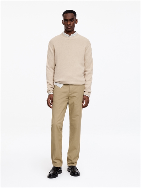 Прямые хлопковые чиносы артикул 1293694007