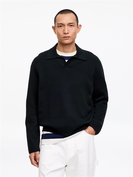 Рубашка-поло из смеси хлопка и шелка артикул 1326778001