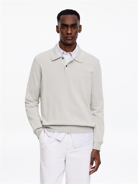 Хлопковая рубашка-поло артикул 1332753001