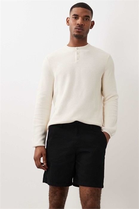 Шорты-чино средней длины с широкими брючинами артикул 155573824