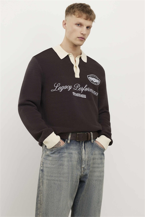 Свитер Penrose с оттоманским кроем и прямым силуэтом артикул 156297737