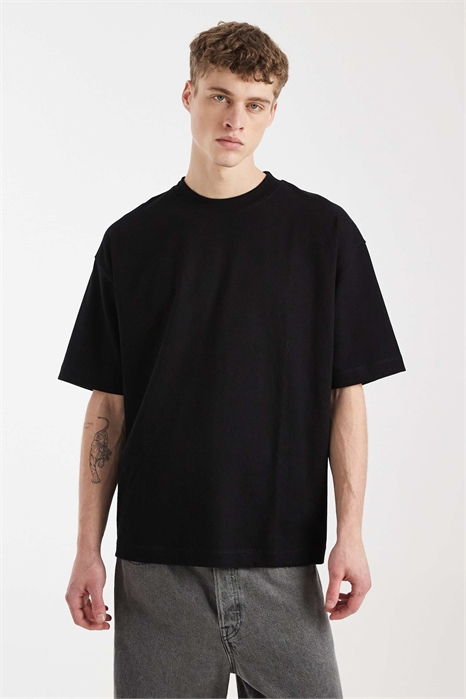 Футболка свободного кроя в стиле супер-хэвивейт артикул 154745215