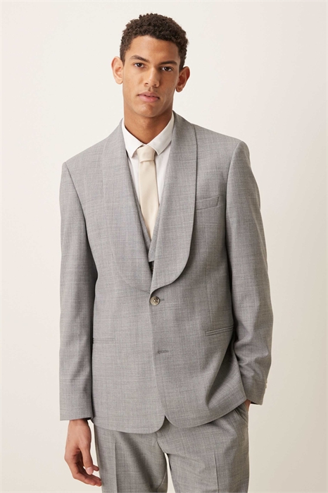 Пиджак из смешанной шерсти приталенного кроя артикул 150369258