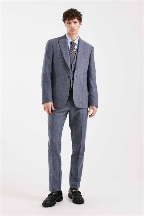 Брюки для строгого костюма из смешанной шерсти артикул 150198475