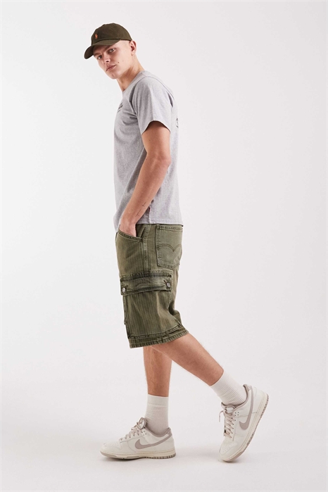 478 джинсовые шорты-карго свободного кроя артикул 150147635