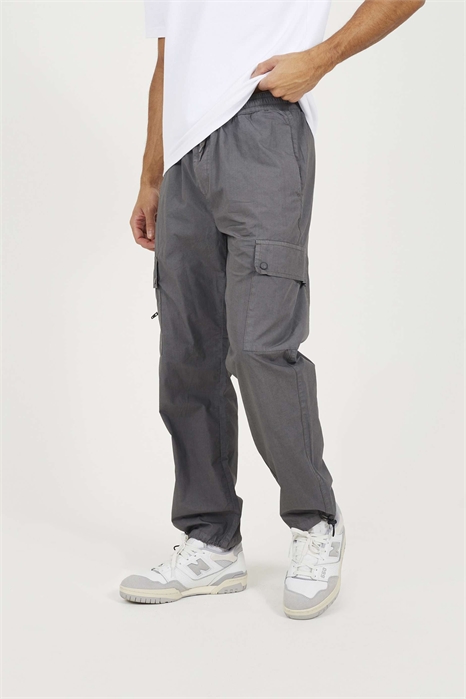 Брюки-карго свободного кроя из хлопкового поплина артикул 155786600
