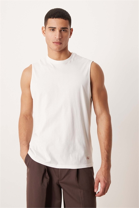 Майка-безрукавка с нашивкой из Джерси артикул 154178225