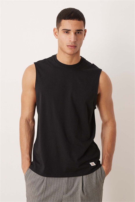 Майка-безрукавка с нашивкой из Джерси артикул 154178247