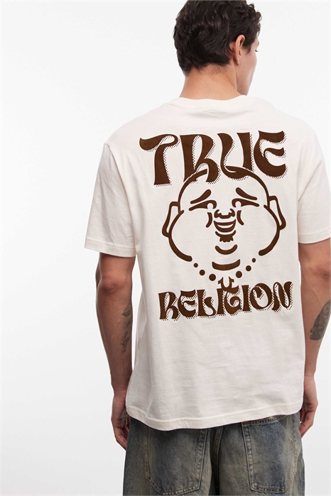 Футболка с логотипом в виде лица Будды артикул 155706304