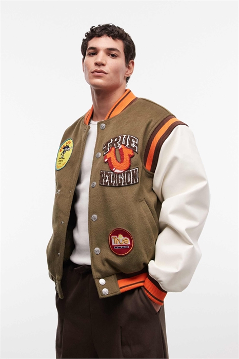 Куртка в стиле ретро с логотипом «Garden» артикул 155706306