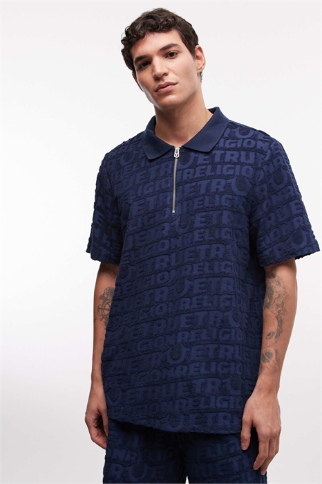 Трикотажная рубашка-поло с логотипом Terry co-ord артикул 155706287