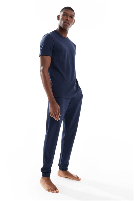 Пижамные штаны-джоггеры с вафельным узором co-ord артикул 150151141