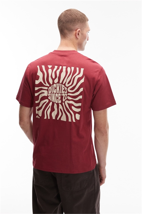 Футболка с абстрактным графическим принтом на спине от South Bloomfield артикул 148856901