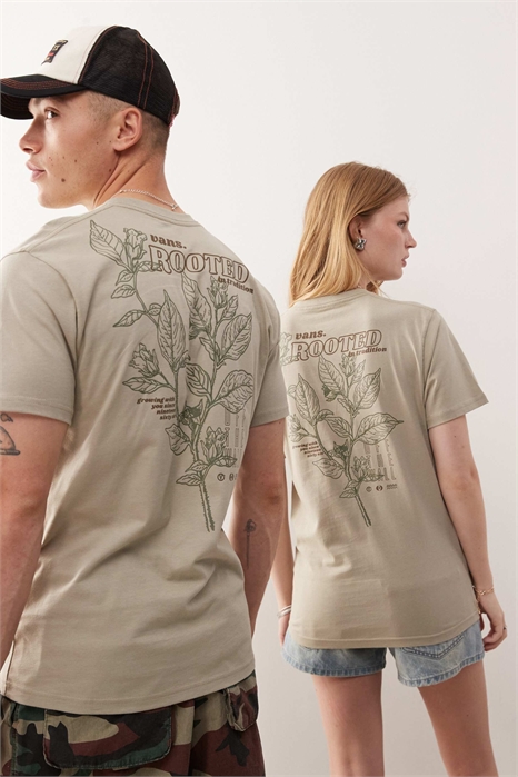 Футболка с принтом на спине в стиле «велнес» артикул 144643376