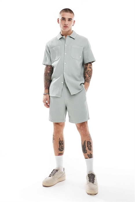 Шорты Redwald с текстурированным вафельным узором co-ord артикул 141706198