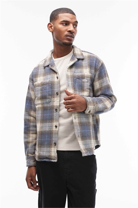 Рубашка с длинными рукавами из лавровой фланели артикул 151015936