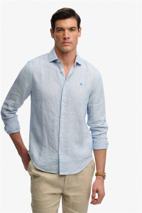 Льняная рубашка с длинными рукавами Riviera артикул 156518721
