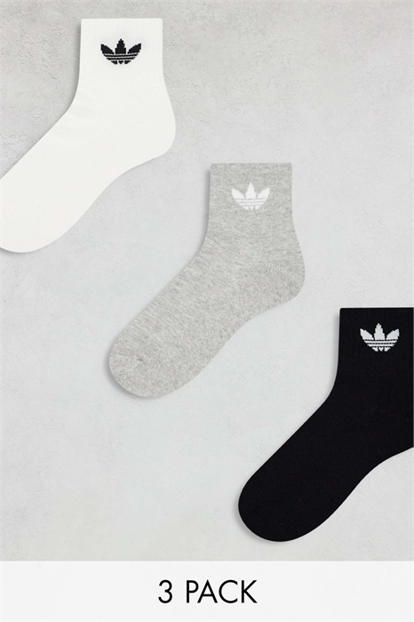 Набор из 3 пар носков до середины лодыжки артикул 133499511