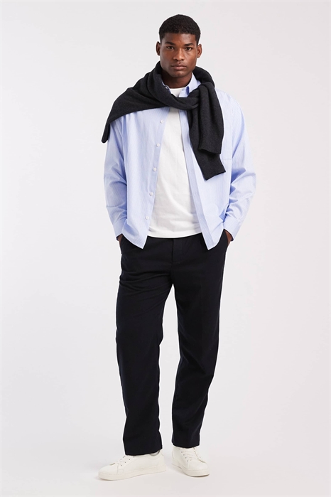 Брюки с заутюженными складками спереди артикул 151560487