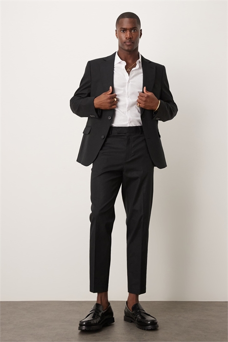 Брюки для костюма из смешанного льна, приталенного кроя артикул 138518687