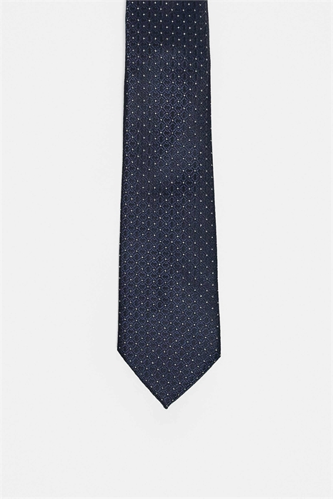 Галстук с геометрическим рисунком в горошек артикул 151184390