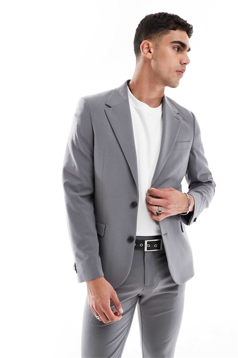 Пиджак-скинни с четырехсторонней эластичностью артикул 140238633