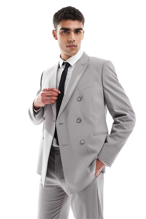 Двубортный пиджак классического кроя артикул 141530149