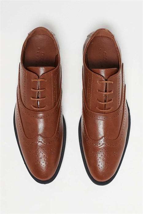 Туфли-броги на шнурках артикул 139731691