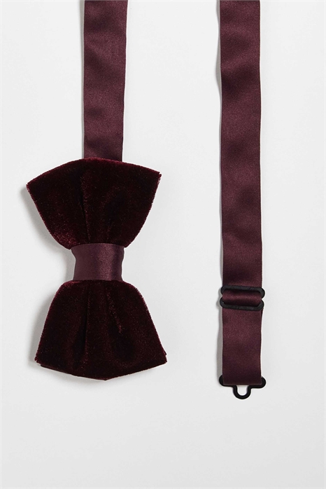 Бархатный галстук-бабочка артикул 151184397