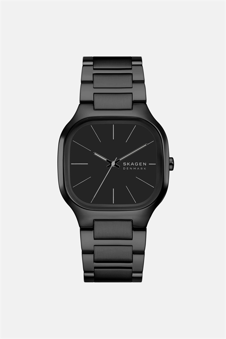 Мужские часы Mellem с тремя стрелками из чёрной нержавеющей стали артикул 154298570