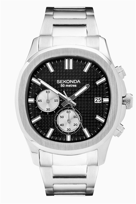 Часы Octaire с 40-миллиметровым циферблатом, серебристые артикул 152188768