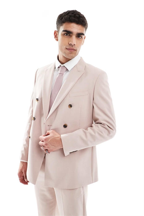 Двубортный пиджак классического кроя артикул 141530151