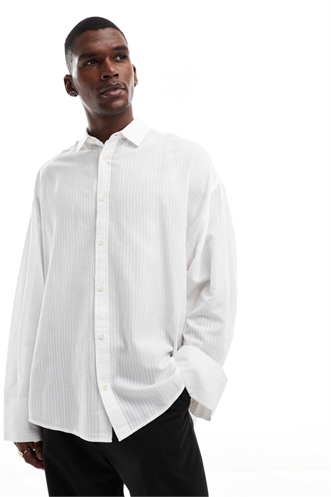 Рубашка свободного кроя артикул 141636941