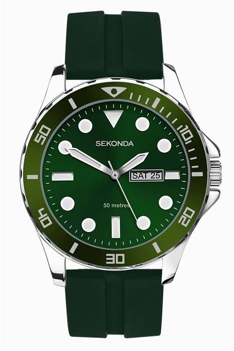 Часы Balearic, круглые, 44 мм, серебристые артикул 152188958