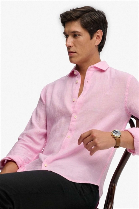 Льняная рубашка с длинными рукавами Riviera артикул 156518639