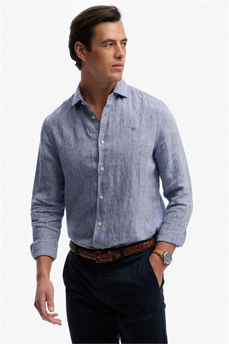 Льняная рубашка с длинными рукавами Riviera артикул 156518637