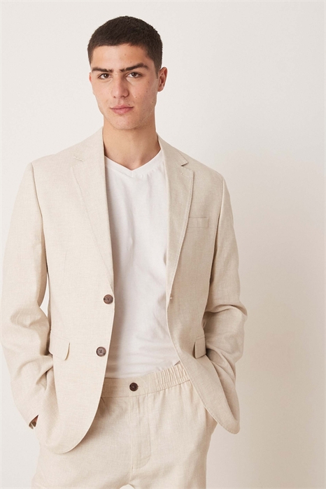 Блейзер из льна Malik артикул 137995901