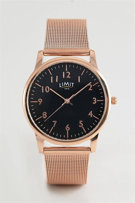 Часы с браслетом из нержавеющей стали с сетчатой структурой и циферблатом артикул 1258598