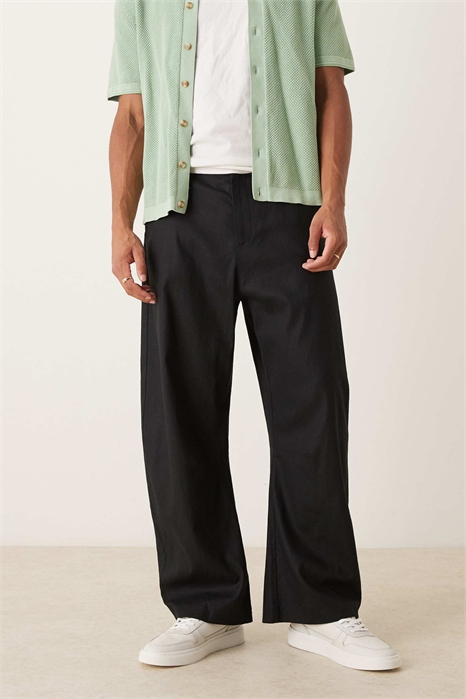 Брюки с облегающими штанинами артикул 147660837