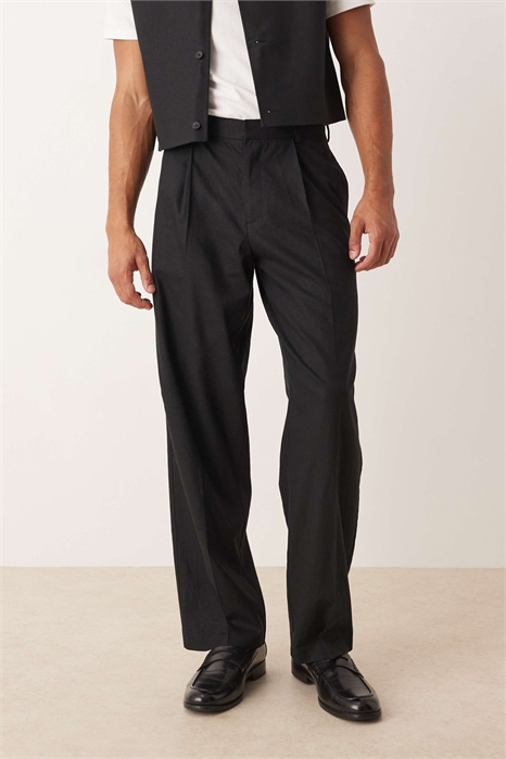 Брюки-брюки с широкими штанинами артикул 147694949