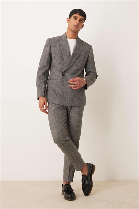 Брюки зауженного кроя артикул 137457388