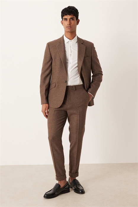 Брюки-клер из смешанной шерсти артикул 148608929