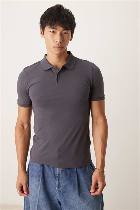 Поло с облегающим кроем Essentials артикул 144073621