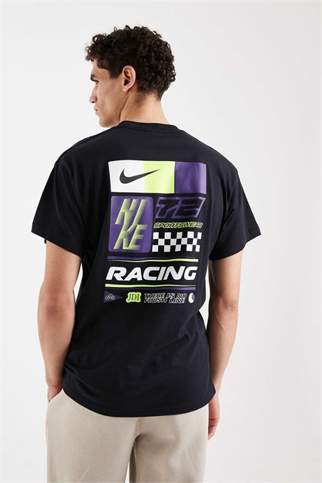 Футболка с принтом на спине в стиле «Racing» артикул 151960207